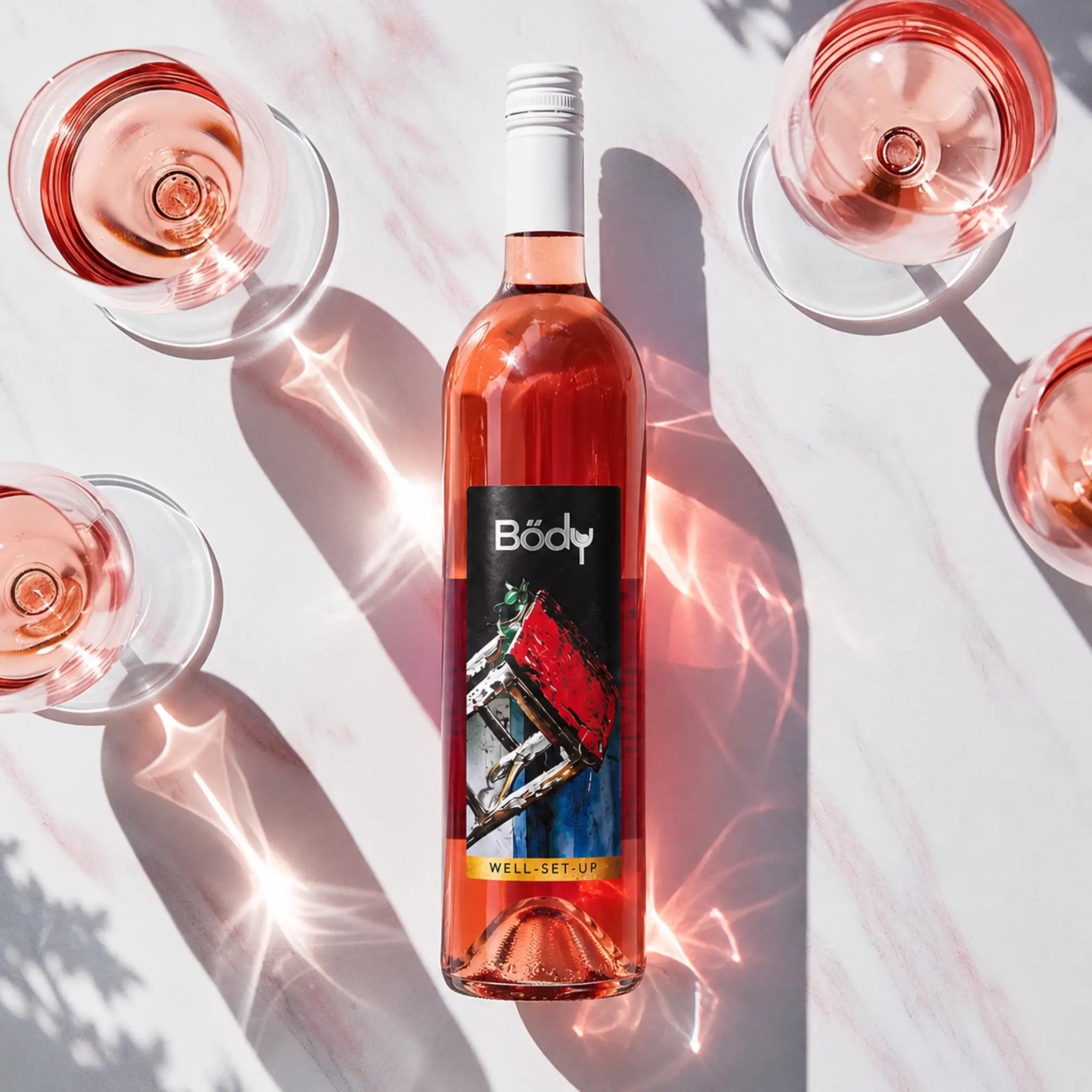 Bődy Well Set Up Merlot-Kékfranos Rosé 2025 - Száraz Rosé Bor - 5