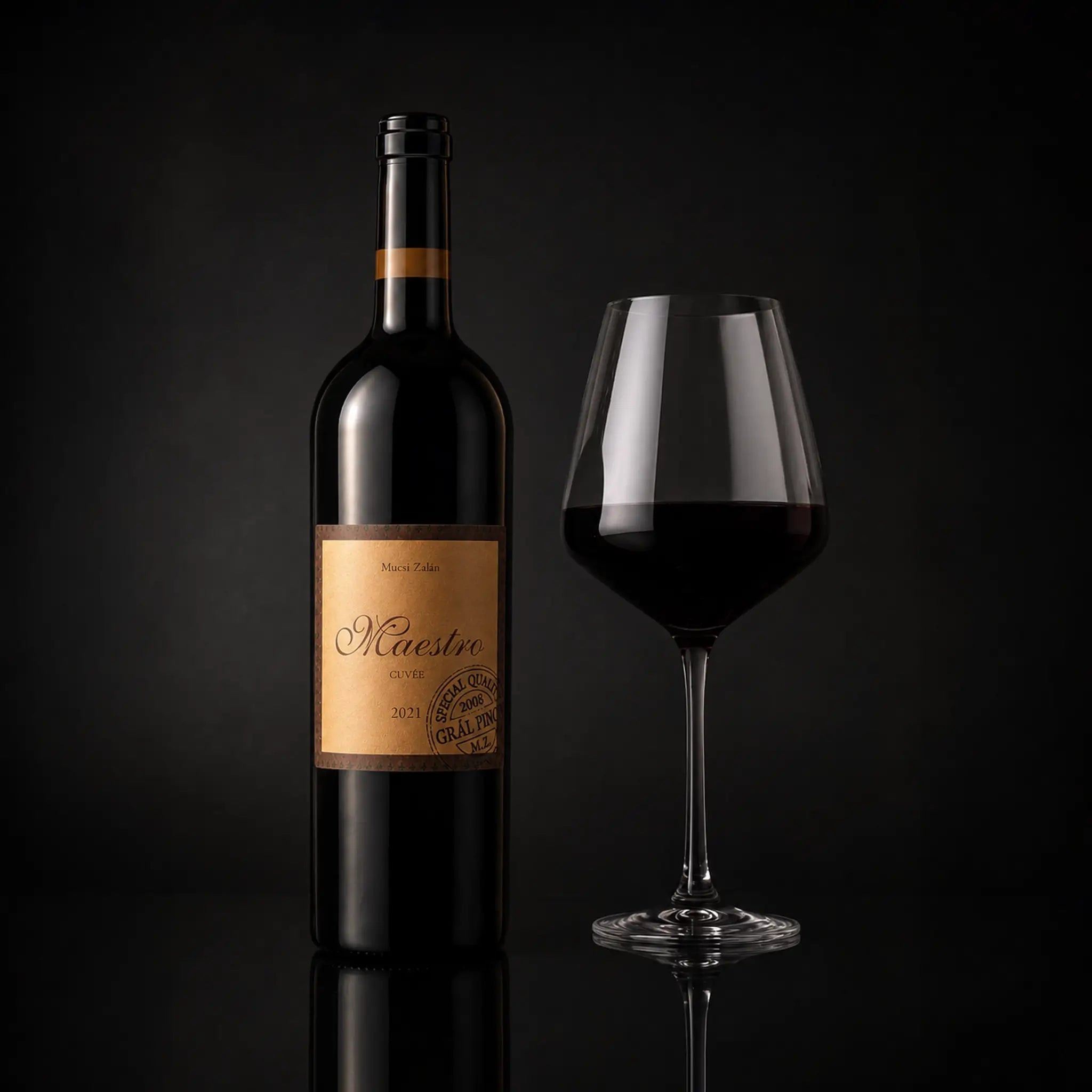 Grál Maestro Merlot & Cabernet Franc 2021/2023 - Száraz Vörösbor - 5