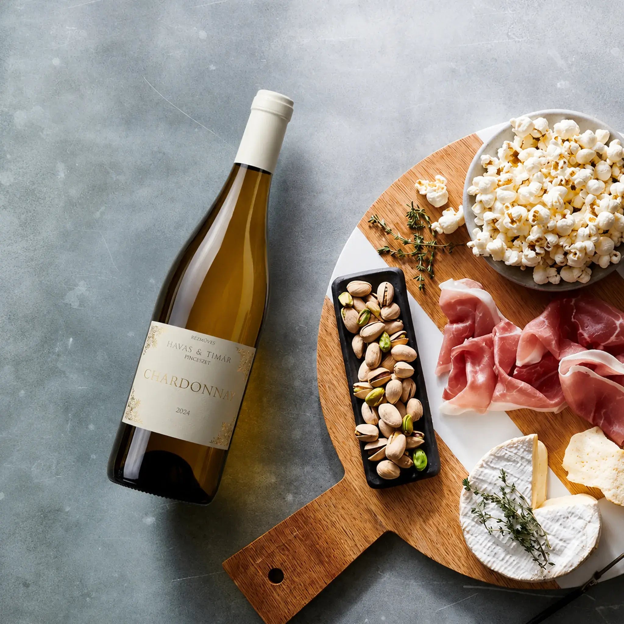 Havas&Tímár Chardonnay Barrique 2024 - Száraz Fehérbor - 2