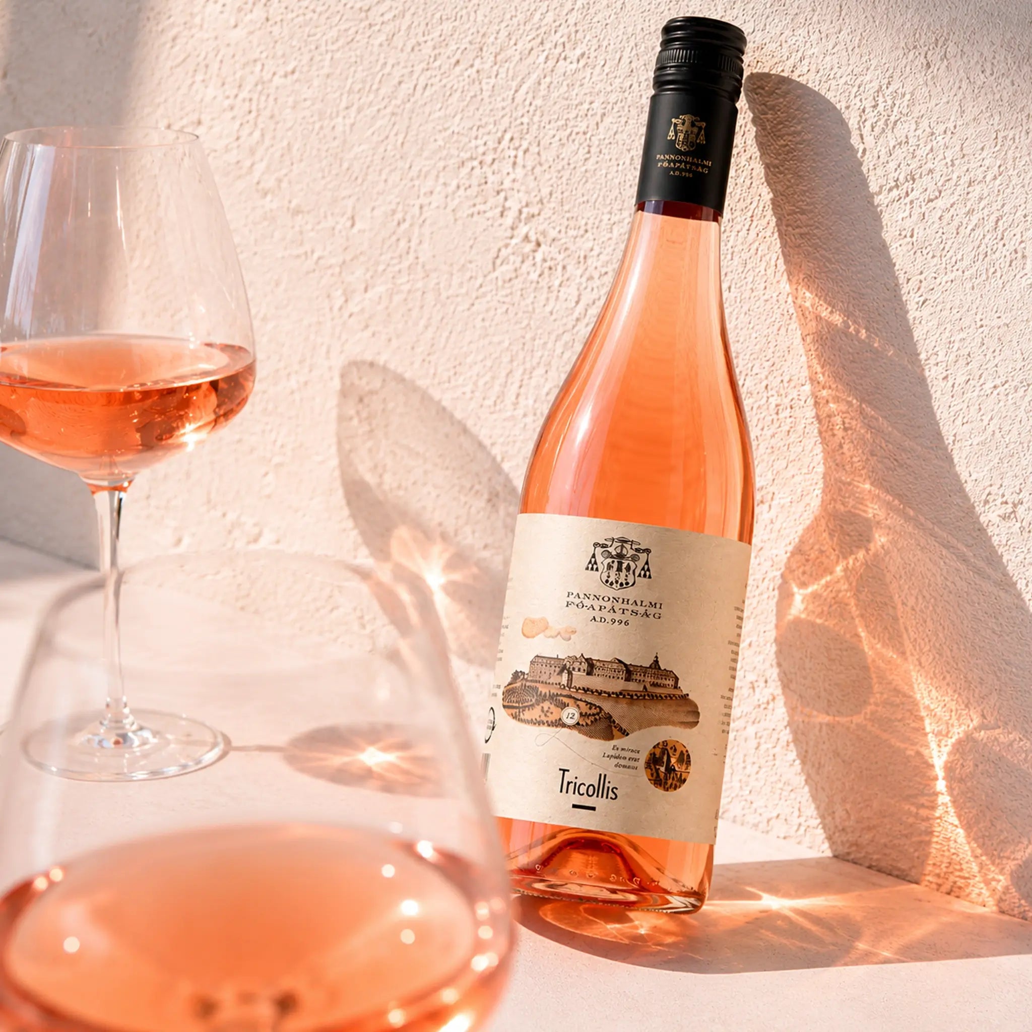 Pannonhalmi Főapátság Tricollis Rosé 2025 - Száraz Rosé Bor - 5