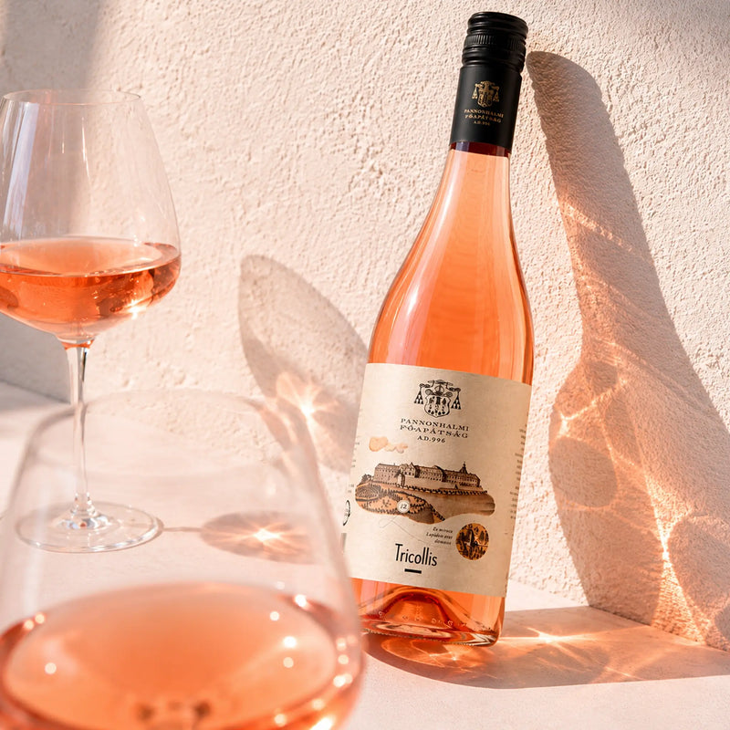 Pannonhalmi Főapátság Tricollis Rosé 2025 - Száraz Rosé Bor - 5