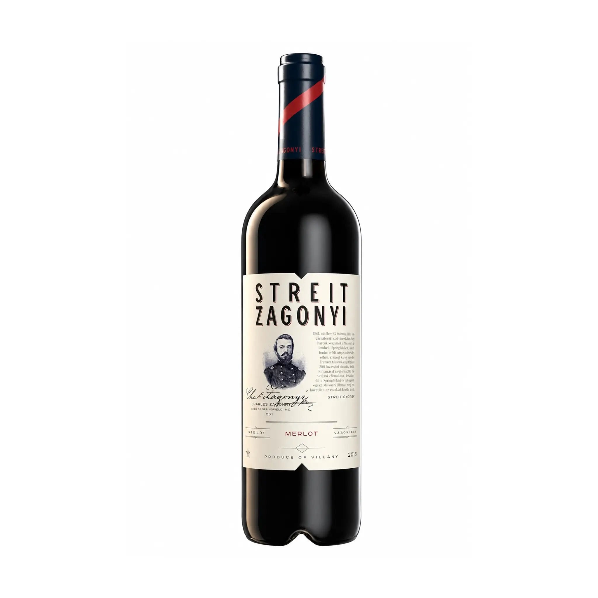 Streit Zagonyi Merlot 2018 - Száraz Vörösbor - 1