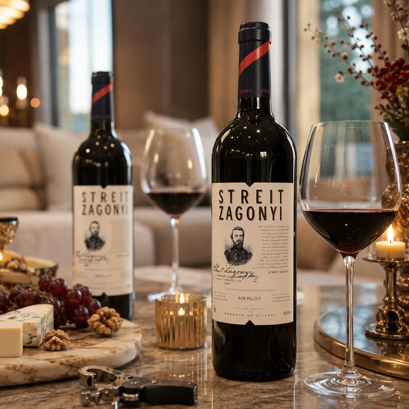 Streit Zagonyi Merlot 2018 - Száraz Vörösbor - 3