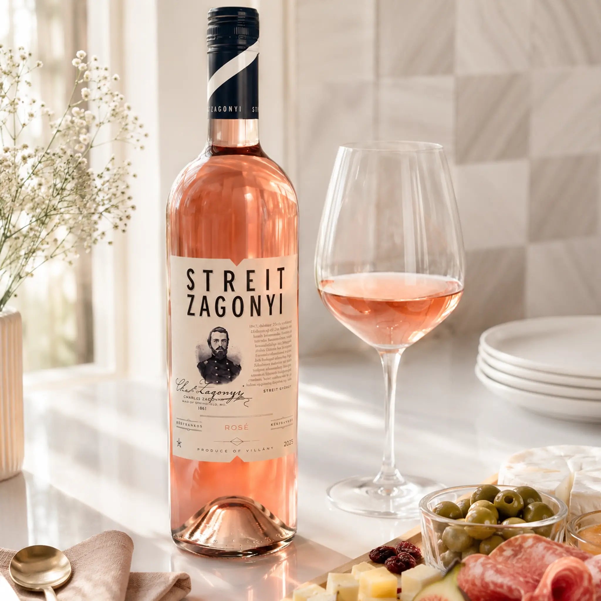 Streit Zagonyi Rosé 2025 - Száraz Rosé Bor - 2