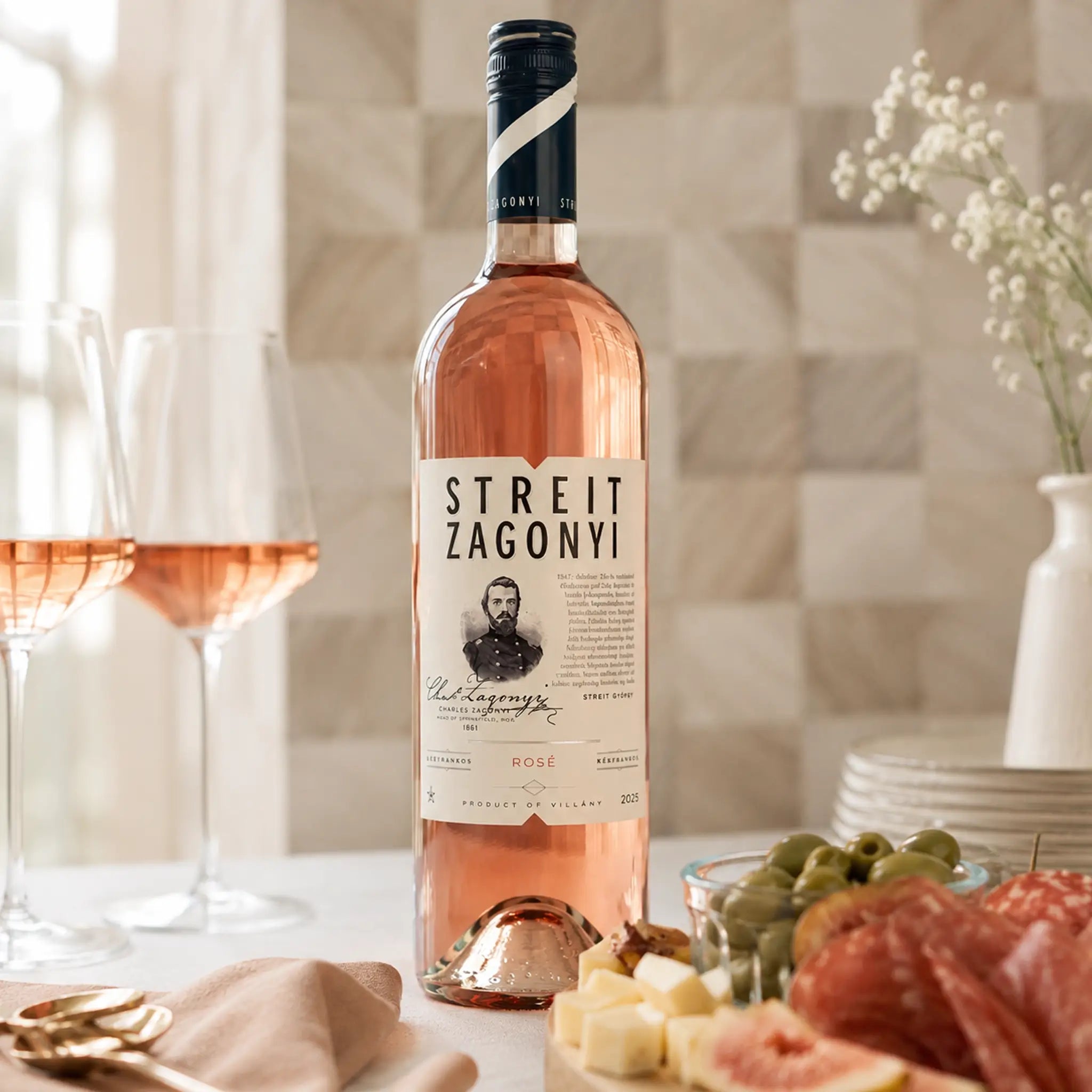 Streit Zagonyi Rosé 2025 - Száraz Rosé Bor - 5